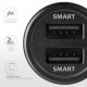 Autós töltő Axagon PWC-5V5 USB Type-A 2 port SmartCharge 24W Fekete Autós töltő Axagon PWC-5V5 USB Type-A 2 port SmartCharge 24W Fekete