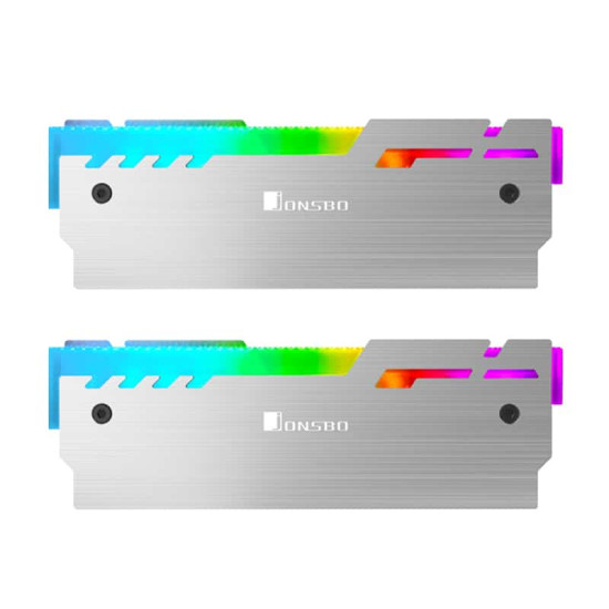 RAM Kiegészítő Jonsbo NC-3 ARGB Ezüst 2db-os RAM Kiegészítő Jonsbo NC-3 ARGB Ezüst 2db-os