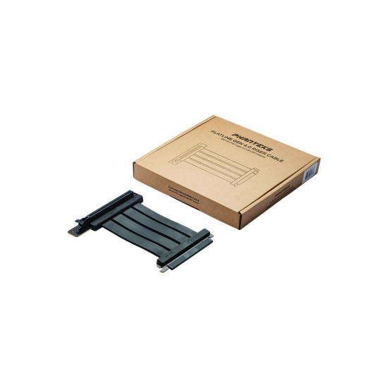 Számítógépház kiegészítő PHANTEKS PCI-e 4.0 Riser kábel 90 fok-os 15cm Számítógépház kiegészítő PHANTEKS PCI-e 4.0 Riser kábel 90 fok-os 15cm
