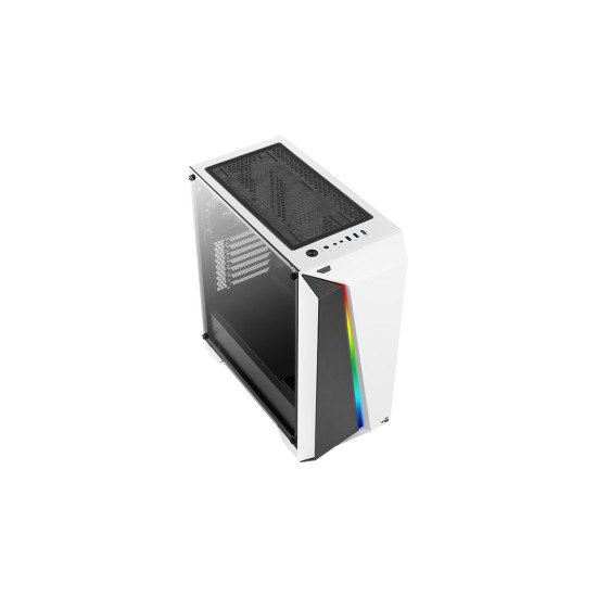 Számítógépház Aerocool Cylon Pro TG RGB ATX Fehér Edzett üveg Számítógépház Aerocool Cylon Pro TG RGB ATX Fehér Edzett üveg