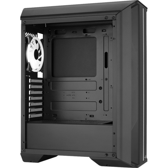 Számítógépház Aerocool Splinter Duo ARGB ATX Fekete Edzett üveg Számítógépház Aerocool Splinter Duo ARGB ATX Fekete Edzett üveg
