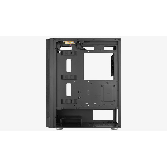 Számítógépház Aerocool Prism v2 FRGB ATX Fekete Edzett üveg Számítógépház Aerocool Prism v2 FRGB ATX Fekete Edzett üveg