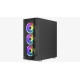 Számítógépház Aerocool Prism v2 FRGB ATX Fekete Edzett üveg Számítógépház Aerocool Prism v2 FRGB ATX Fekete Edzett üveg