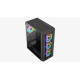Számítógépház Aerocool Prism v2 FRGB ATX Fekete Edzett üveg Számítógépház Aerocool Prism v2 FRGB ATX Fekete Edzett üveg