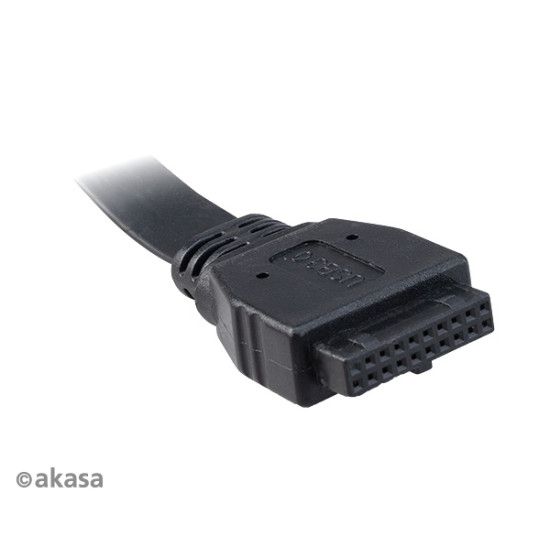 Számítógépház kiegészítő Akasa hátlapi kivezetés 1x USB3.1 TypeC + 2x USB2.0 Type A Számítógépház kiegészítő Akasa hátlapi kivezetés 1x USB3.1 TypeC + 2x USB2.0 Type A