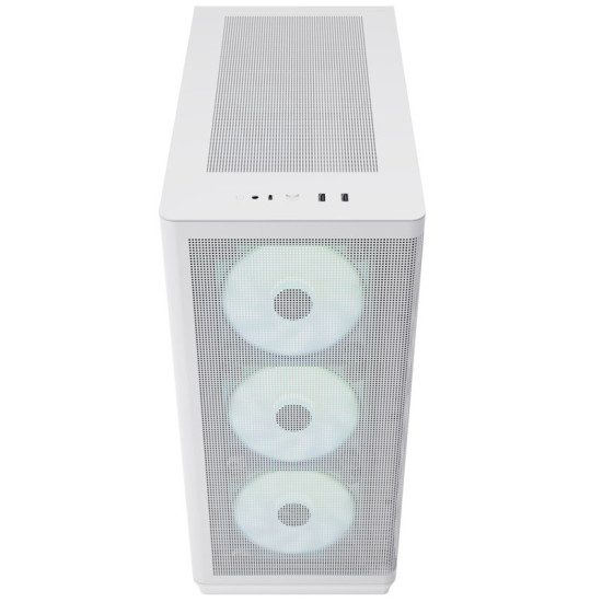 Számítógépház APNX C1 midi, edzett üveg, fehér Számítógépház APNX C1 midi, edzett üveg, fehér