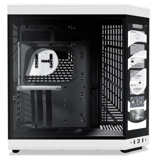 Számítógépház Hyte Y70 ATX Edzett üveg Fekete/Fehér Számítógépház Hyte Y70 ATX Edzett üveg Fekete/Fehér