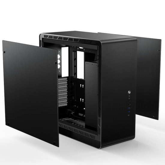 Számítógépház Jonsbo UMX6 E-ATX Fekete Számítógépház Jonsbo UMX6 E-ATX Fekete
