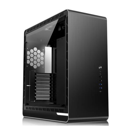 Számítógépház Jonsbo UMX6 E-ATX Fekete Edzett üveg Számítógépház Jonsbo UMX6 E-ATX Fekete Edzett üveg