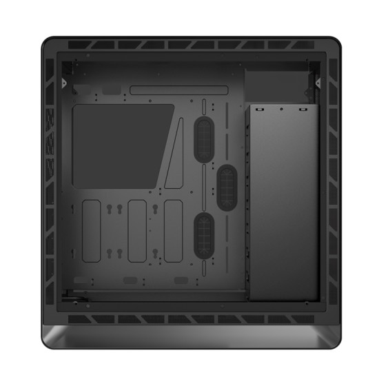 Számítógépház Jonsbo UMX6 E-ATX Fekete Edzett üveg Számítógépház Jonsbo UMX6 E-ATX Fekete Edzett üveg
