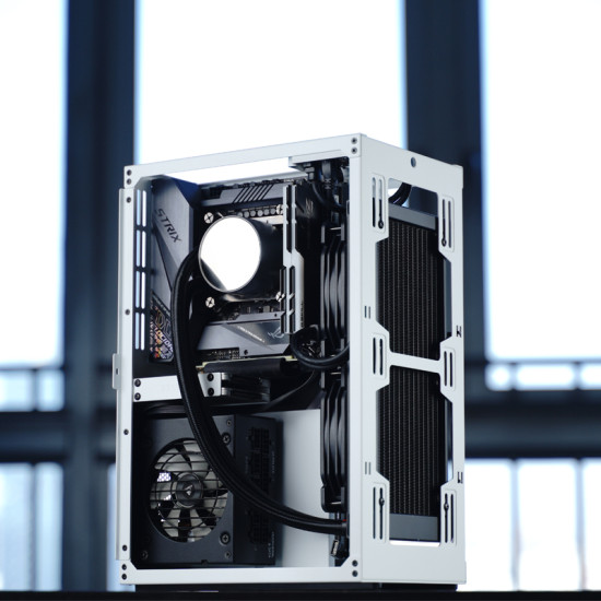 Számítógépház Jonsbo VR3 PCI-e 4.0 ITX Fehér Számítógépház Jonsbo VR3 PCI-e 4.0 ITX Fehér