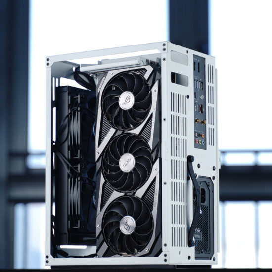 Számítógépház Jonsbo VR3 PCI-e 4.0 ITX Fehér Számítógépház Jonsbo VR3 PCI-e 4.0 ITX Fehér