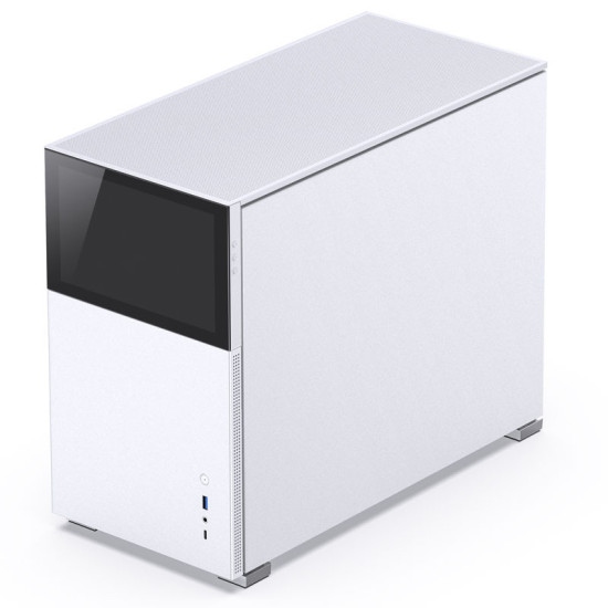 Számítógépház Jonsbo D31 KIJELZŐS mATX, Edzett üveg Fehér, 8" display Számítógépház Jonsbo D31 KIJELZŐS mATX, Edzett üveg Fehér, 8" display