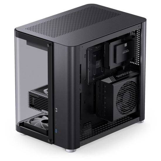 Számítógépház Jonsbo TK-2 2.0 ATX, edzett üveg, fekete Számítógépház Jonsbo TK-2 2.0 ATX, edzett üveg, fekete