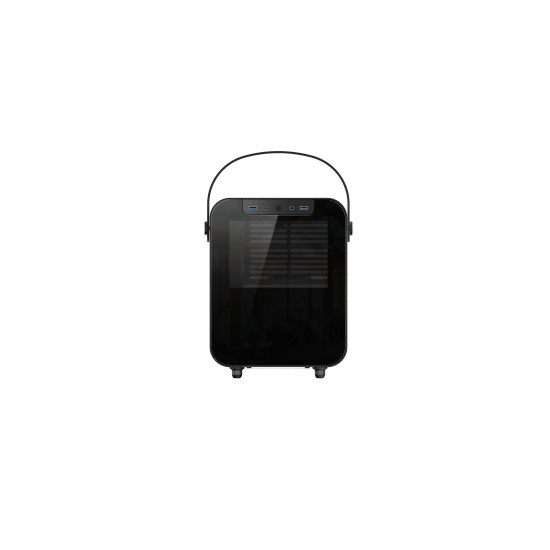 Számítógépház Jonsplus BO100 ITX Fekete Edzett üveg Számítógépház Jonsplus BO100 ITX Fekete Edzett üveg