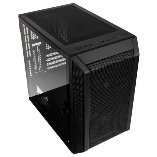 Számítógépház Kolink Citadel Mesh mATX Edzett üveg Fekete Számítógépház Kolink Citadel Mesh mATX Edzett üveg Fekete