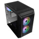 Számítógépház Kolink Citadel Mesh RGB mATX Edzett üveg Fekete Számítógépház Kolink Citadel Mesh RGB mATX Edzett üveg Fekete