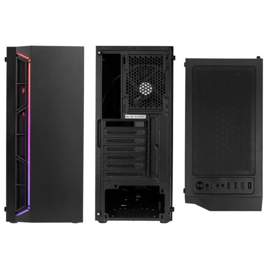 Számítógépház Kolink Inspire K7 ARGB ATX Edzett üveg Fekete Számítógépház Kolink Inspire K7 ARGB ATX Edzett üveg Fekete