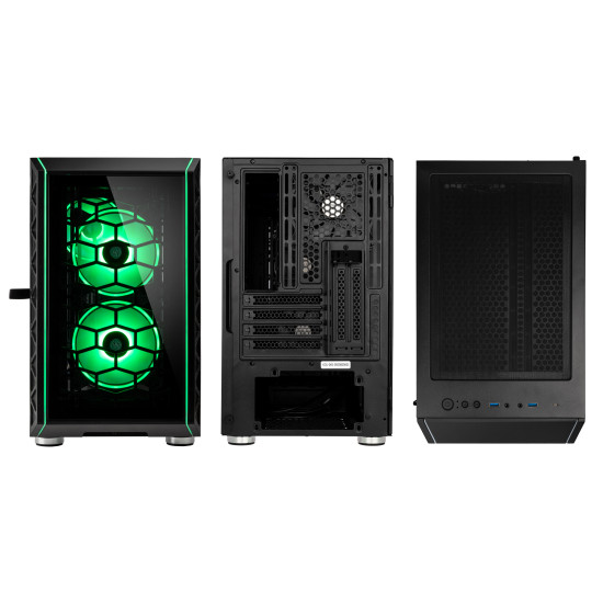 Számítógépház Kolink Citadel Glass SE ARGB mATX Edzett üveg Fekete Számítógépház Kolink Citadel Glass SE ARGB mATX Edzett üveg Fekete