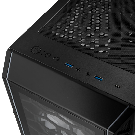 Számítógépház Kolink Citadel Glass SE ARGB mATX Edzett üveg Fekete Számítógépház Kolink Citadel Glass SE ARGB mATX Edzett üveg Fekete