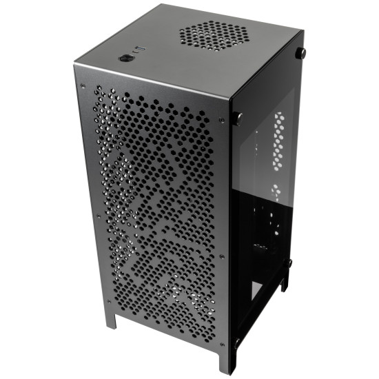 Számítógépház Kolink Rocket Complex ITX Edzett üveg Gunmetal Számítógépház Kolink Rocket Complex ITX Edzett üveg Gunmetal