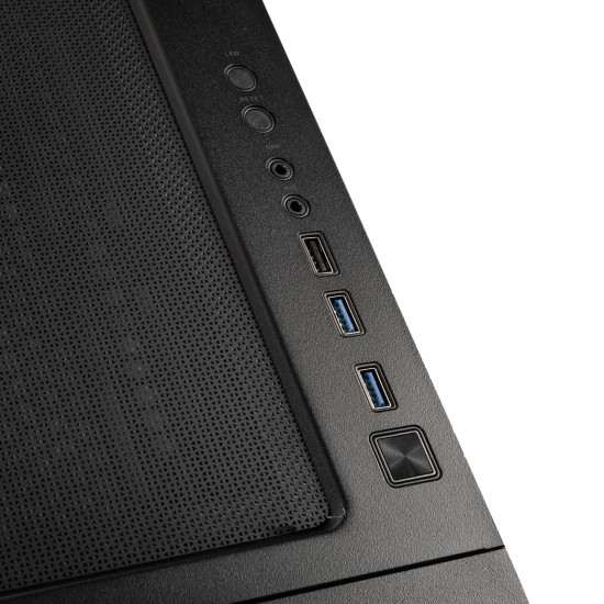 Számítógépház Kolink Stronghold Prime ATX Edzett üveg Fekete Számítógépház Kolink Stronghold Prime ATX Edzett üveg Fekete