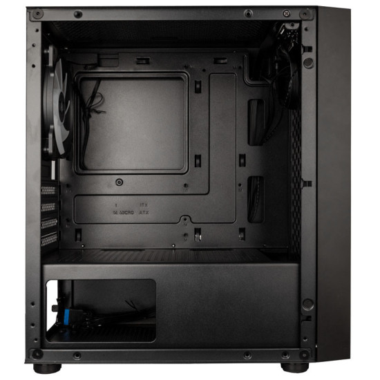 Számítógépház Kolink Inspire K2 PLUS ARGB mATX Edzett üveg Fekete Számítógépház Kolink Inspire K2 PLUS ARGB mATX Edzett üveg Fekete