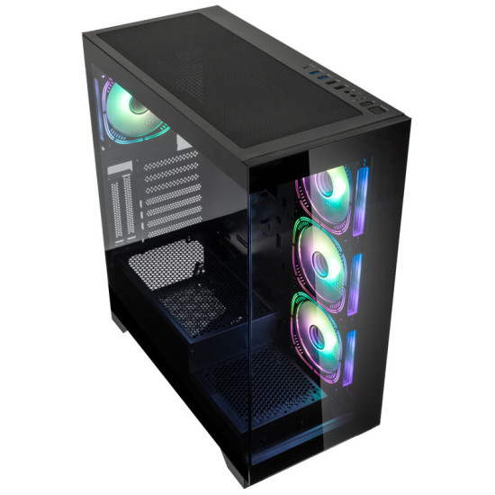 Számítógépház Kolink Unity Peak ARGB Midi Showcase, Edzett üveg , Fekete Számítógépház Kolink Unity Peak ARGB Midi Showcase, Edzett üveg , Fekete