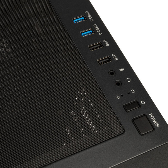 Számítógépház Kolink Unity Meshbay ARGB Midi-Tower, edzett üveg - fekete Számítógépház Kolink Unity Meshbay ARGB Midi-Tower, edzett üveg - fekete