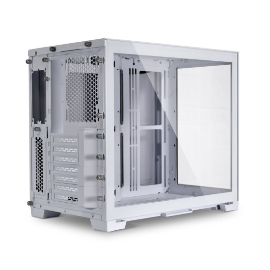 Számítógépház Lian Li O11 Dynamic Mini-S Snow Edition ATX Fehér Edzett üveg Számítógépház Lian Li O11 Dynamic Mini-S Snow Edition ATX Fehér Edzett üveg