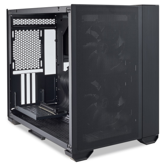 Számítógépház Lian Li PC-O11 Air Mini ATX Fekete Edzett üveg Számítógépház Lian Li PC-O11 Air Mini ATX Fekete Edzett üveg