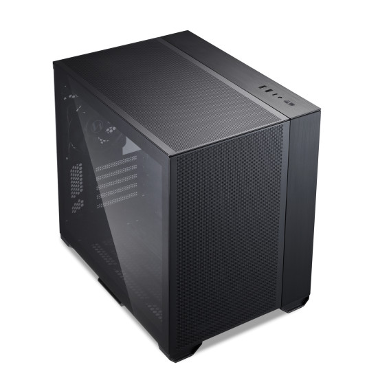 Számítógépház Lian Li PC-O11 Air Mini ATX Fekete Edzett üveg Számítógépház Lian Li PC-O11 Air Mini ATX Fekete Edzett üveg