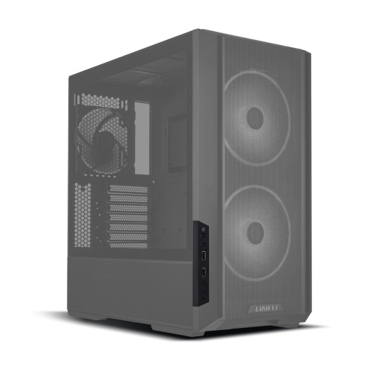 Számítógépház kiegészítő Lian Li LAN216-1X I/O panel ARGB vezérlővel Lancool 216-hoz Fekete Számítógépház kiegészítő Lian Li LAN216-1X I/O panel ARGB vezérlővel Lancool 216-hoz Fekete