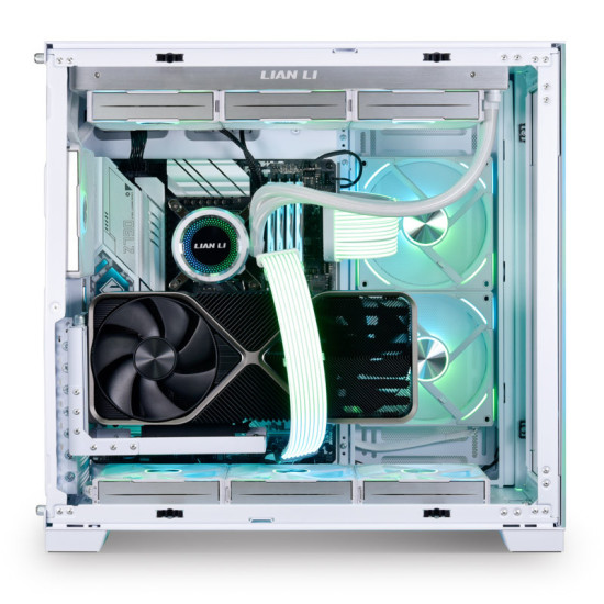Számítógépház kiegészítő Lian Li VG4-4-V2X függőleges GPU-készlet – Fehér Számítógépház kiegészítő Lian Li VG4-4-V2X függőleges GPU-készlet – Fehér