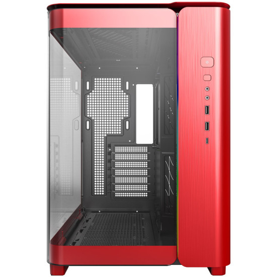 Számítógépház Montech KING 95 Midi torony, ARGB, edzett üveg, piros Számítógépház Montech KING 95 Midi torony, ARGB, edzett üveg, piros
