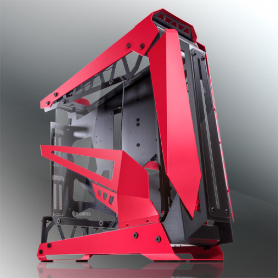Számítógépház RAIJINTEK NYX Pro Showcase E-ATX Edzett üveg Piros Számítógépház RAIJINTEK NYX Pro Showcase E-ATX Edzett üveg Piros