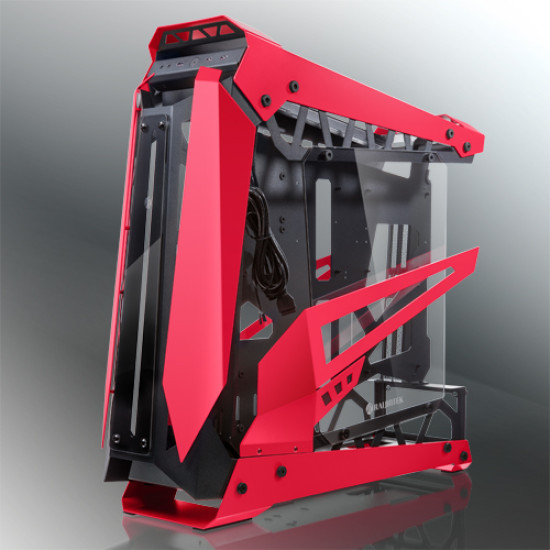 Számítógépház RAIJINTEK NYX Pro Showcase E-ATX Edzett üveg Piros Számítógépház RAIJINTEK NYX Pro Showcase E-ATX Edzett üveg Piros