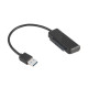 Átalakító Akasa USB3.1 to 2.5" Sata+táp Fekete Átalakító Akasa USB3.1 to 2.5" Sata+táp Fekete