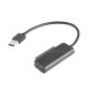 Átalakító Akasa USB3.1 to 2.5" Sata+táp Fekete Átalakító Akasa USB3.1 to 2.5" Sata+táp Fekete