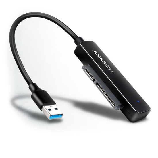 Átalakító AXAGON USB3.2 GEN1 to 2.5" Sata+táp Fekete Átalakító AXAGON USB3.2 GEN1 to 2.5" Sata+táp Fekete
