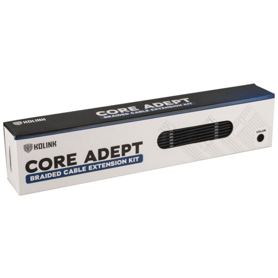 Kábel Modding Kolink Core Adept hosszabbító szett Fekete Kábel Modding Kolink Core Adept hosszabbító szett Fekete