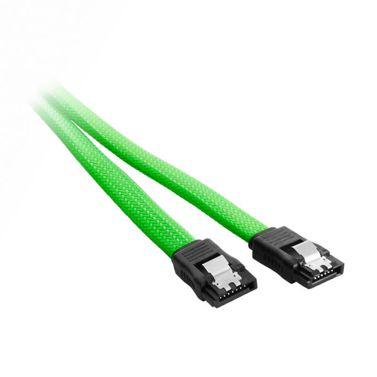 Kábel Cablemod ModMesh SATA 3 kábel 60cm - világoszöld Kábel Cablemod ModMesh SATA 3 kábel 60cm - világoszöld