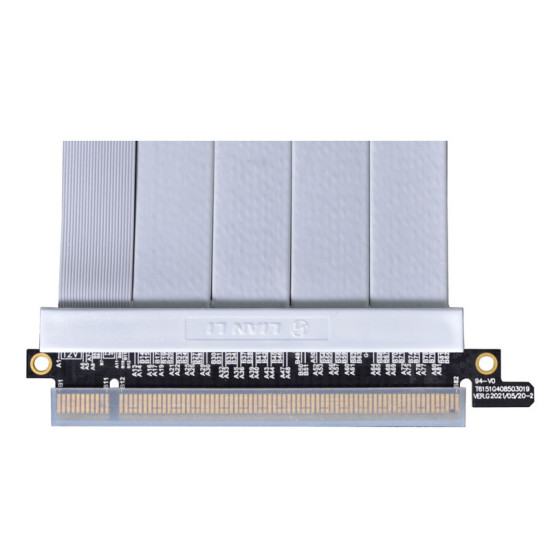 Kábel Riser Lian Li PW-PCI-4-60X PCIE4.0 fehér - 60cm Kábel Riser Lian Li PW-PCI-4-60X PCIE4.0 fehér - 60cm