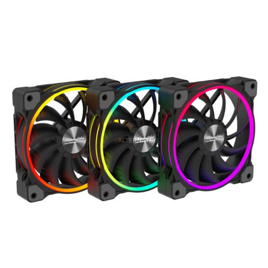 Ventilátor Alpenföhn Wing Boost 3 RGB PWM 12cm 3db-os Ventilátor Alpenföhn Wing Boost 3 RGB PWM 12cm 3db-os