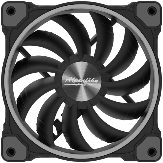 Ventilátor Alpenföhn Wing Boost 3 ARGB High Speed PWM 12cm Fekete 3db-os Ventilátor Alpenföhn Wing Boost 3 ARGB High Speed PWM 12cm Fekete 3db-os