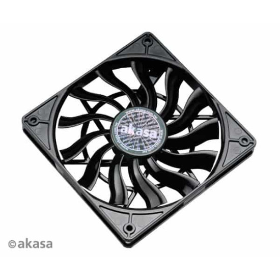 Ventilátor Akasa Slimline PWM 12cm Fekete Ventilátor Akasa Slimline PWM 12cm Fekete