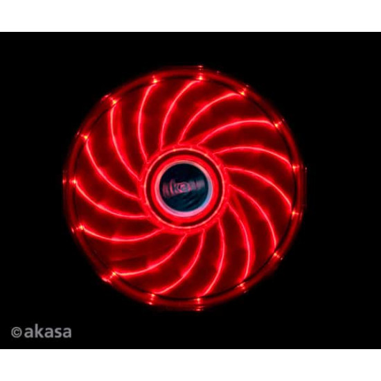 Ventilátor Akasa Vegas LED 12cm Piros Ventilátor Akasa Vegas LED 12cm Piros