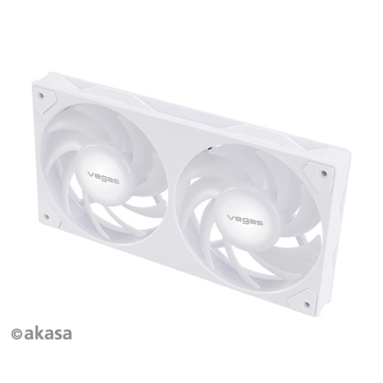 Ventilátor Akasa VEGAS A24 DUO ARGB 2x12cm PWM Ventilátor Akasa VEGAS A24 DUO ARGB 2x12cm PWM