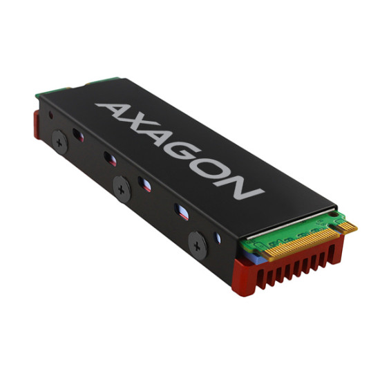 SSD hűtő Axagon CLR-M2 M.2 NVMe , piros SSD hűtő Axagon CLR-M2 M.2 NVMe , piros