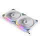 Ventilátor Lian Li UNI FAN SL140 RGB PWM 14cm RGB Fehér 2db-os Ventilátor Lian Li UNI FAN SL140 RGB PWM 14cm RGB Fehér 2db-os